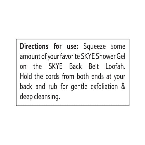 Skye Back Belt Dark Blue Loofah 70 g