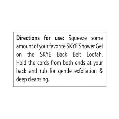 Skye Back Belt Dark Blue Loofah 70 g