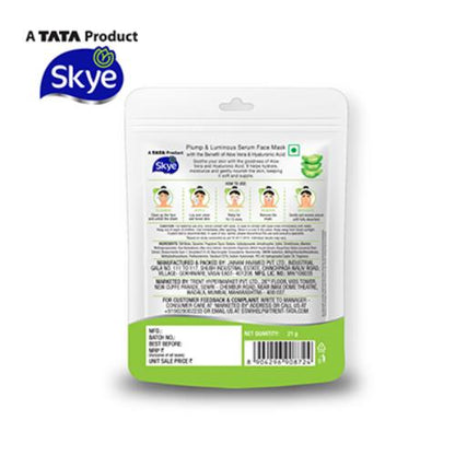 Skye Moisturising Aloe Face Mask 21 gm