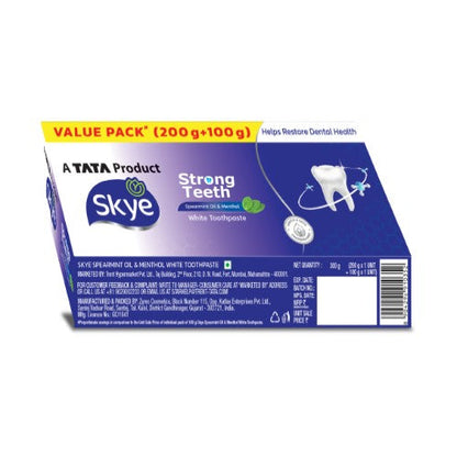 Skye Strong Teeth White Toothpaste 300 gm