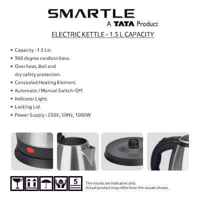 Smartle Kettle 1.5 ltr