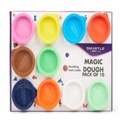 Smartle Magic Dough 50 Gms set of 10