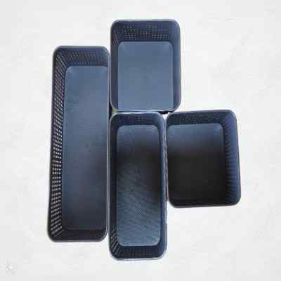 Smartle Multipurpose Basket Dark Grey set of 4
