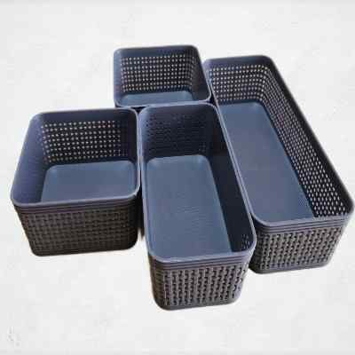 Smartle Multipurpose Basket Dark Grey set of 4