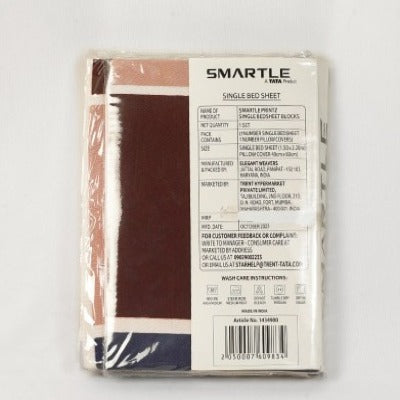 Smartle Printz Single Bedsheet Blocks 1 pc