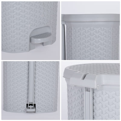 Smartle Royal Dustbin Dark Brown 7 Ltr 1 pc