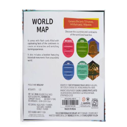 Smartle World Map 1 pc
