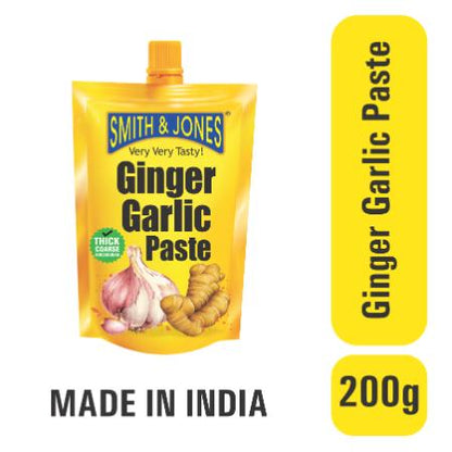 Smith & Jones Ginger Garlic Paste Pouch 200 gm