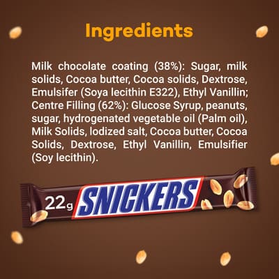 Snickers Chocolate Sticks 22 gm
