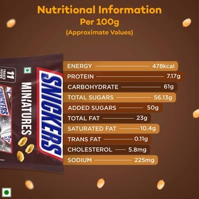 Snickers Miniature Pack 120 g