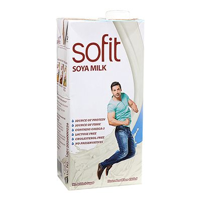 Sofit Soy Milk Natural Tetrapack 1 ltr