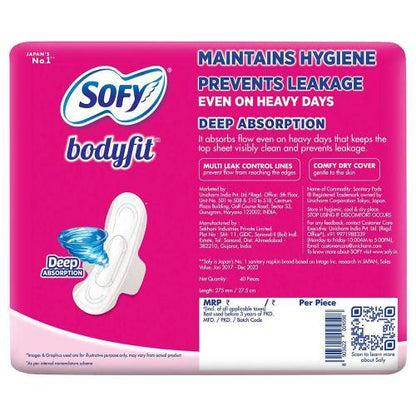 Sofy Body Fit Xl Sanitary Pads 40 pcs