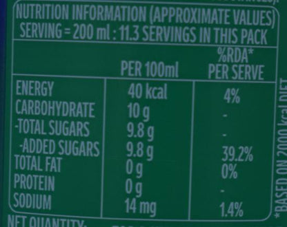 Sprite Clear Carbonated Soft Drink Pet Bottle 2.25 ltr