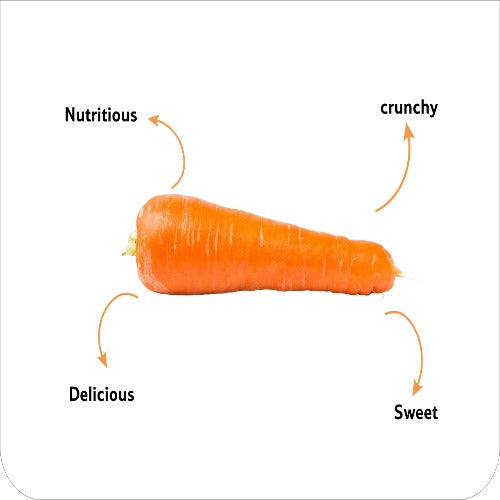 Starfresh Carrot Orange Prepack About 450 Gm