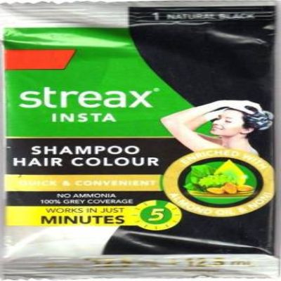 Streax Insta Hair Shampoo Hair Colour 25 ml