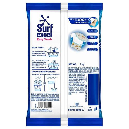 Surf Excel Easy Wash Detergent Powder 1 kg