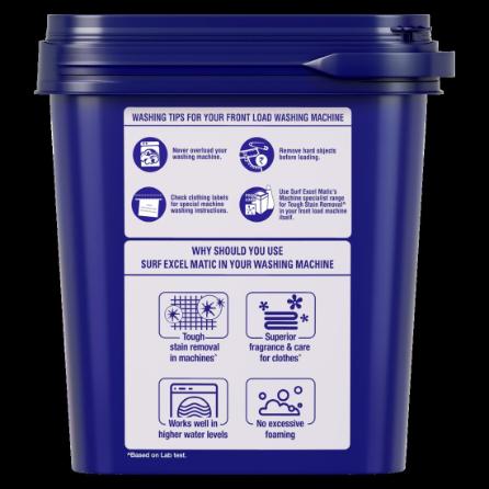 Surf Excel Matic Front Load Detergent Powder 4kg+2kg free