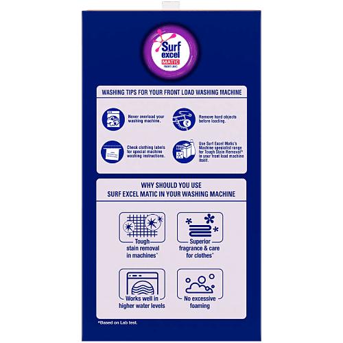 Surf Excel Matic Front Load Detergent Powder 4Kg+2Kg Free