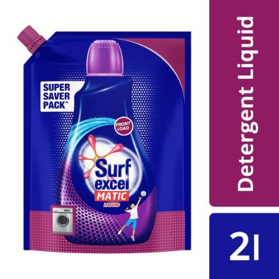 Surf Excel Matic Liquid Detergent Front Load Pouch 2L