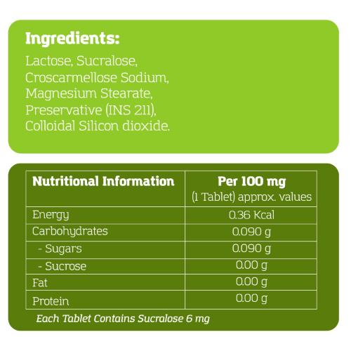 Sweet N Healthy Zero Calories Sweetner 300 tablet