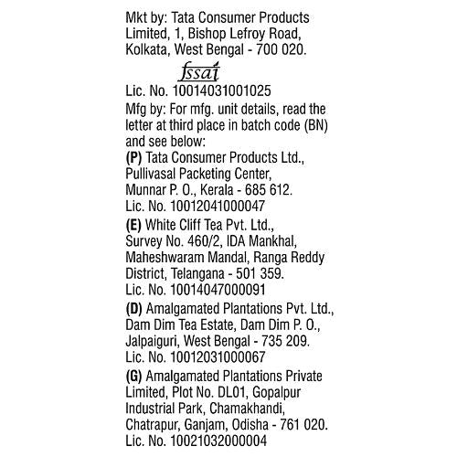 Tata Agani Dust Tea Pouch 500 gm