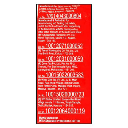 Tata Agni Leaf Tea Pouch 250 Gm