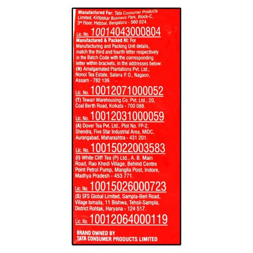 Tata Agni Leaf Tea Pouch 250 Gm