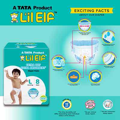Tata Diaper Pants L 8 pcs