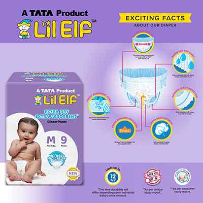 Tata Diaper Pants M 9 pcs