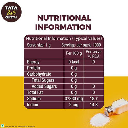 Tata Iodised Crystal Salt 1Kg