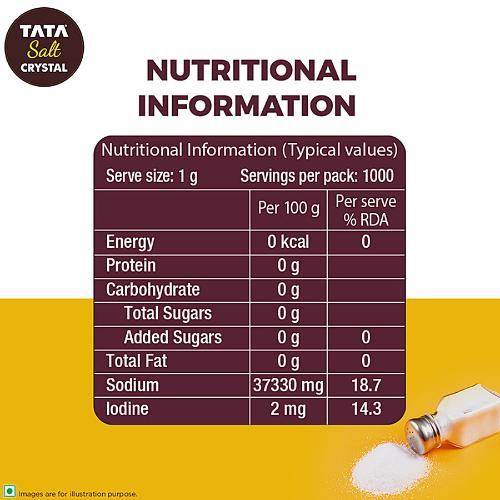 Tata Iodised Crystal Salt 1kg