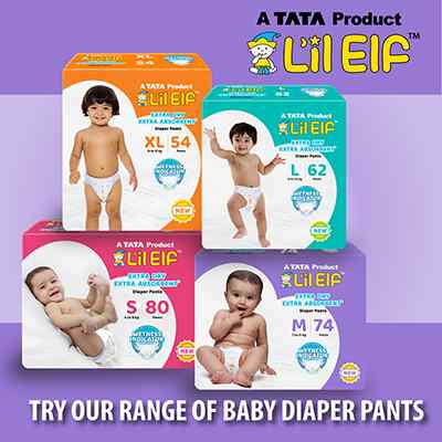 Tata Medium Diaper Pants pack of 74