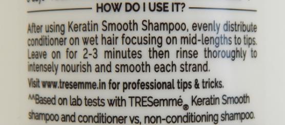 Tresemme Keratin Smooth Conditioner 190 ml
