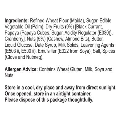 Unibic Fruit & Nut Cookies 67 g