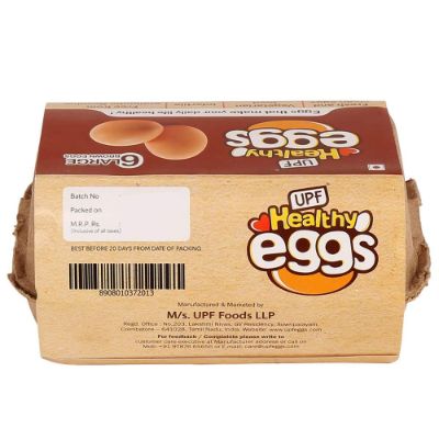 Upf Healthy Eggs Brown pack of 6