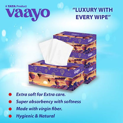 Vaayo Face Tissue 3In1 200 pulls