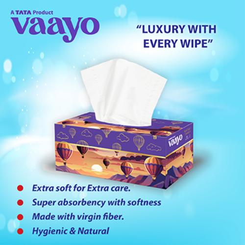 Vaayo Seasonal Face Tissue 2 Ply 200 pulls