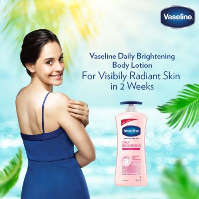 Vaseline Healthy Bright Daily Brightening Body Lotion, For Healthy & Glowing Skin 200 ml