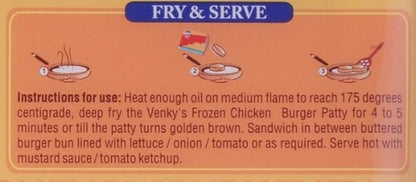 Venkys Chicken Burger Patty 500 g