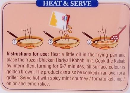 Venkys Chicken Hariyali Kabab 500 gm