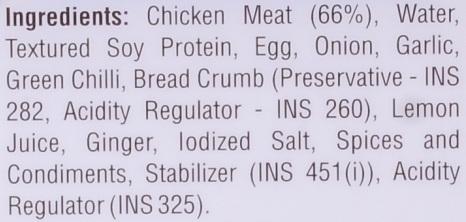 Venkys Chicken Seekh Kabab 1 kg