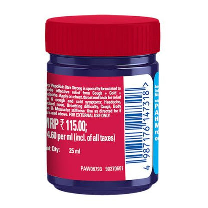 Vicks Vaporub Xtra Strong 25Ml