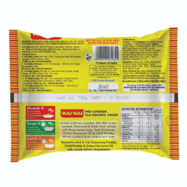 Wai Wai 123 Chicken Noodles 70 g