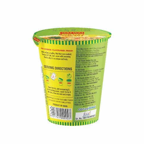 Wai Wai 123 Veg Cup Noodles 65 g