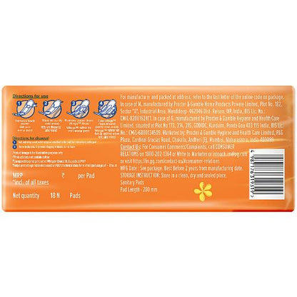 Whisper Choise Xl San Pad pack of 18