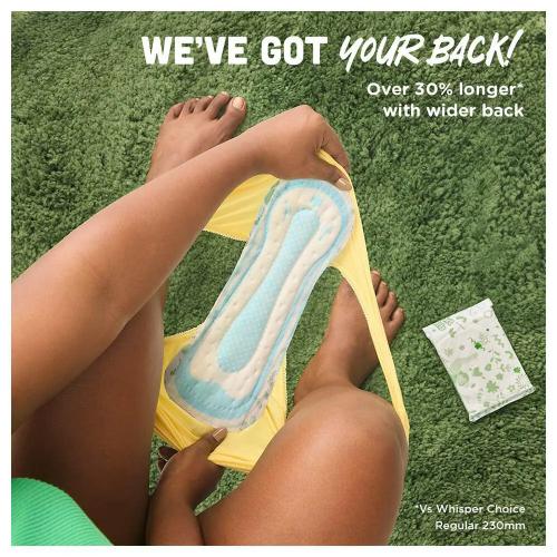 Whisper Maxi Ultra Clean Sanitary Pads Xl+ Wings 48 pcs