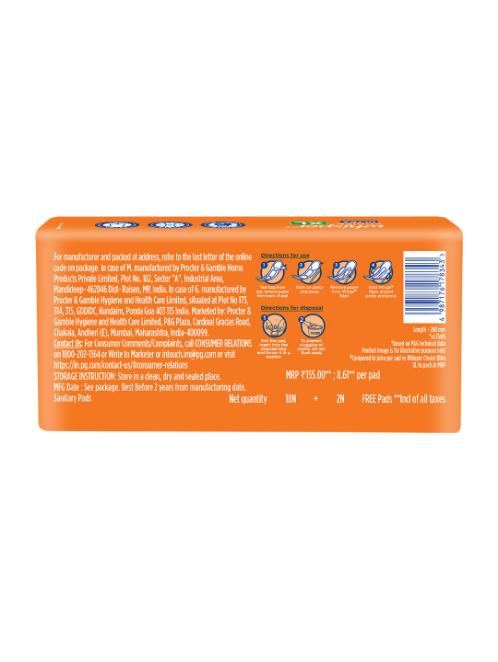 Whisper Ultra Choice Sanitary Pads 20 pads