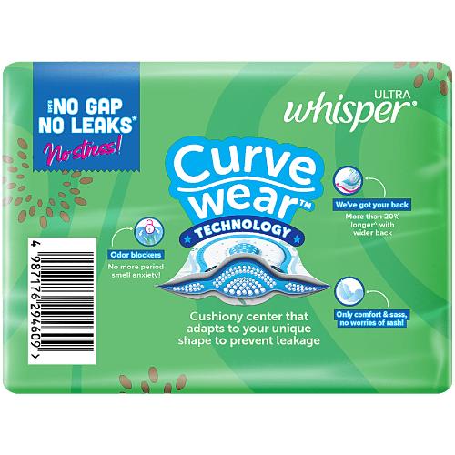 Whisper Ultra Clean XL Wings Sanitary Pads 15 Pcs