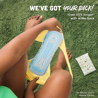 Whisper Ultra Clean XL Wings Sanitary Pads 15 pcs