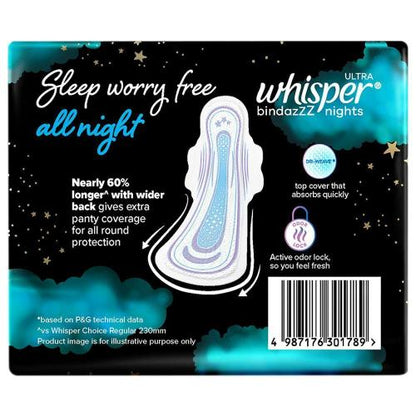 Whisper Ultra Nights Xxl Sanpad pack of 16